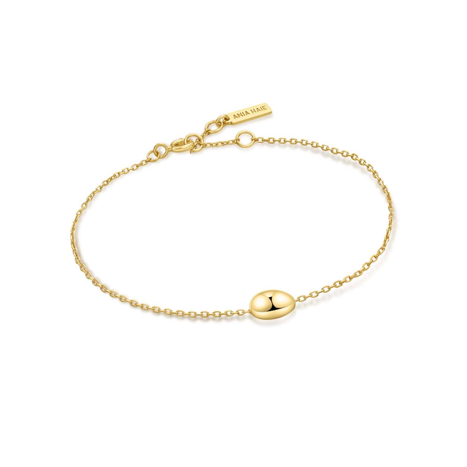  Wanderer - Link bracelets - Silver / 14kt GP - 18,5cm